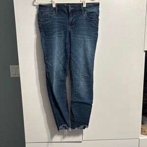 Kut from the Kloth Dark Blue Ankle Jeans